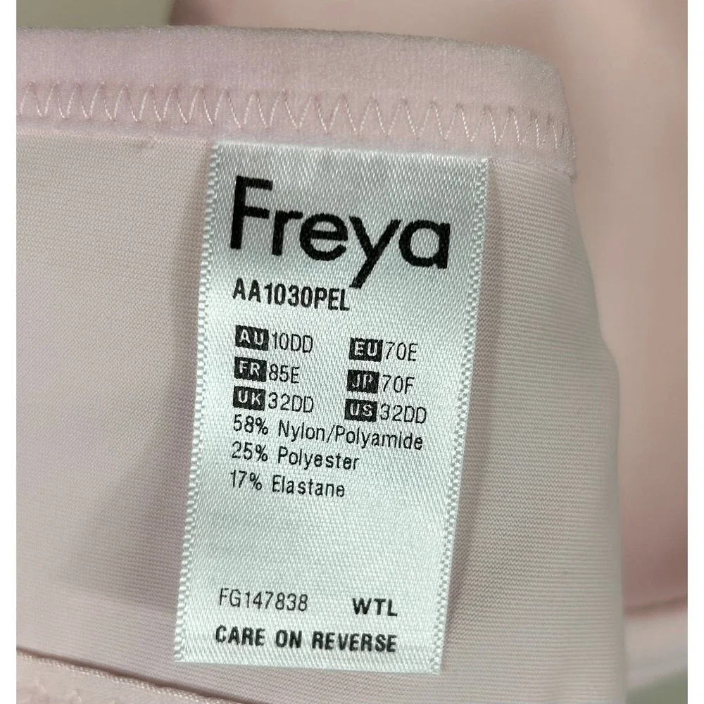 Freya Fancies Idol Balcony T-Shirt Bra Womens 32DD Pink Underwire Molded Cup - Picture 6 of 11
